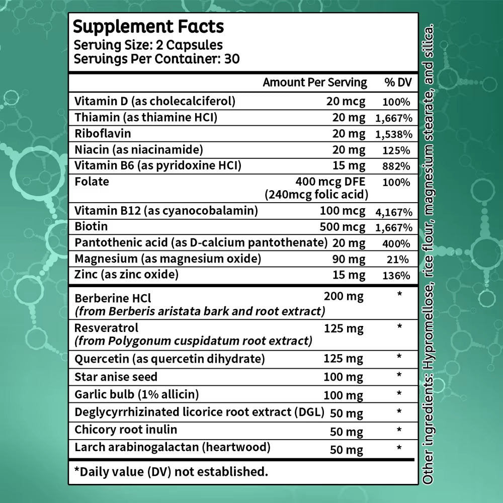 Gut Health Supplement – Gas, Bloating, and Constipation Support, 60 Count