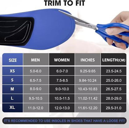 (220+Lbs) Plantar Fasciitis Strong Arch Support Insoles for Men Women - Ortho...