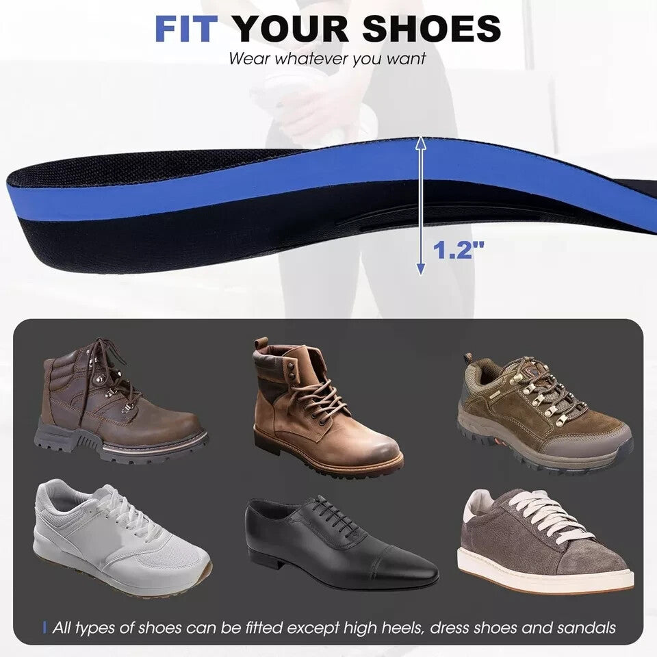 (220+Lbs) Plantar Fasciitis Strong Arch Support Insoles for Men Women - Ortho...